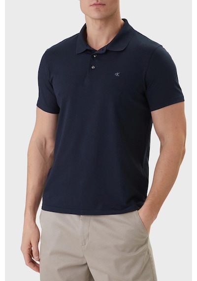 Calvin Klein Erkek Polo Lv04lf200g Cef Lacivert