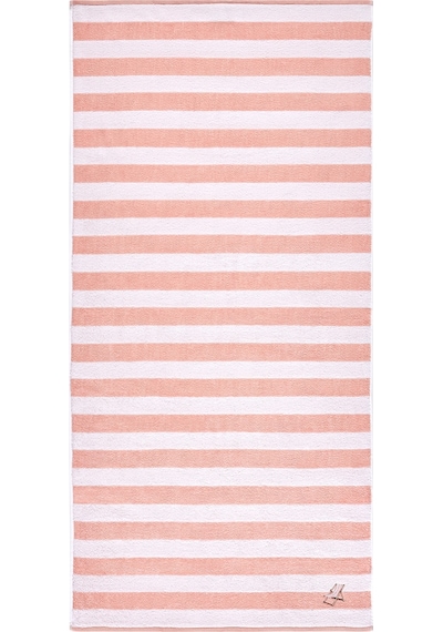 Özdilek Tarzy Line Nakışlı Plaj Havlusu 70x150 Cm Mercan