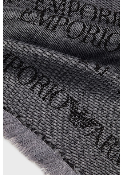 Emporio Armani Erkek Şal Em004238 Af21541 F7086 Gri-siyah Gri-siyah