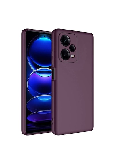 Kilifone - Xiaomi Uyumlu Redmi Note 12 Pro Plus 5g - Kılıf İçi Kadife Koruyucu Mara Lansman Kapak - Koyu Mor