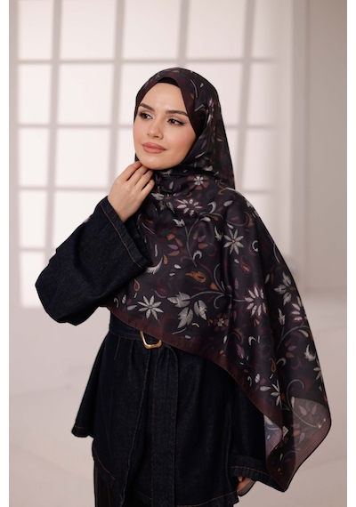 Mimiyum Rüya Desen-soft Şal Bordo Çok Renkli