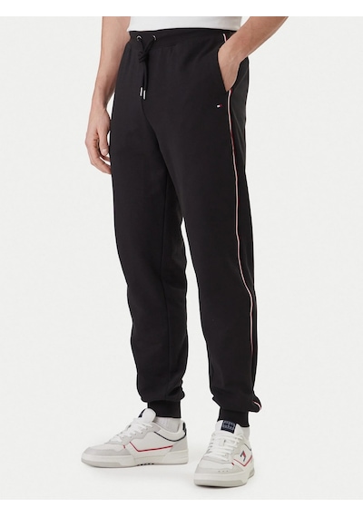 Tommy Hilfiger Mw0mw42882bds Global Stripe Erkek Eşofman Altı Siyah