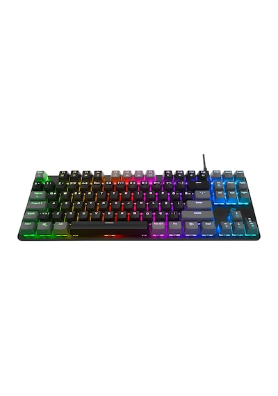 Acer Emachines Eak87 Rgb Mekanik Red Switch Tkl Oyuncu Klavyesi - Siyah Gri 87 Tuş Kompakt Gaming