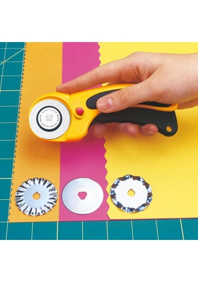 Olfa Rty-2/dx Rotary Yuvarlak Maket Bıçağı 45mm Çaplı Orta Tasarım