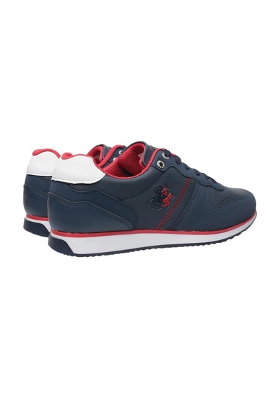 Erkek Günlük Cilt Sneaker Ayakkabı Lacivert - Beyaz-lacivert - Beyaz Lacivert - Beyaz
