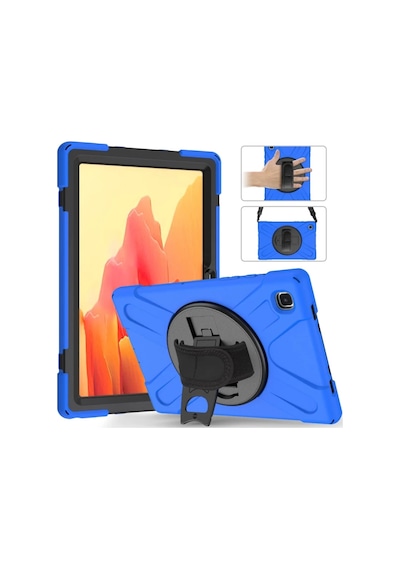 Samsung Galaxy T220 Tab A7 Lite 8.7 Kılıf Amazing Tablet Kapak - Mavi Diğer