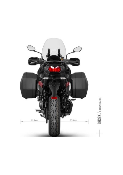 Shad 3p Yan Çanta Demiri Kawasakı Versys 1000 "19 K0vr14ıf Siyah
