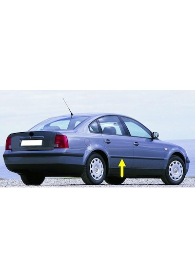 Sağ Arka Kapı Çıtası Siyah Plastik 3b0853754 Vw Passat B5 İle Uyumlu 1997-2000