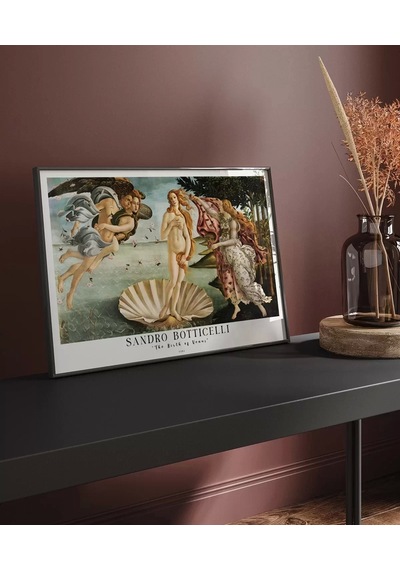 Çerçevesiz Poster Sandro Botticelli Venüs'ün Doğuşu 2