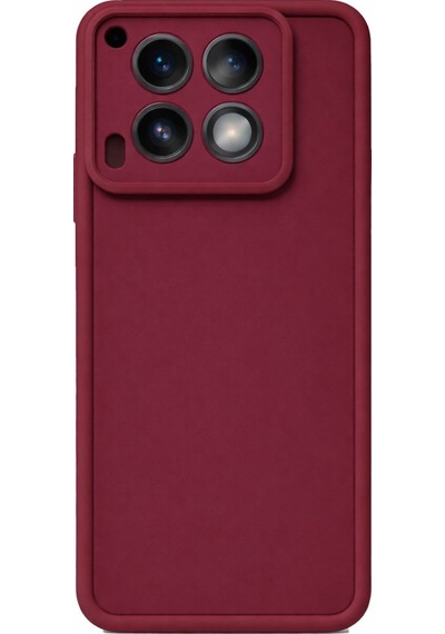 Tecno Camon30-4g 5g Uyumlu Kamera Çıkıntılı Mat Silikon Telefon Kılıfı Bordo