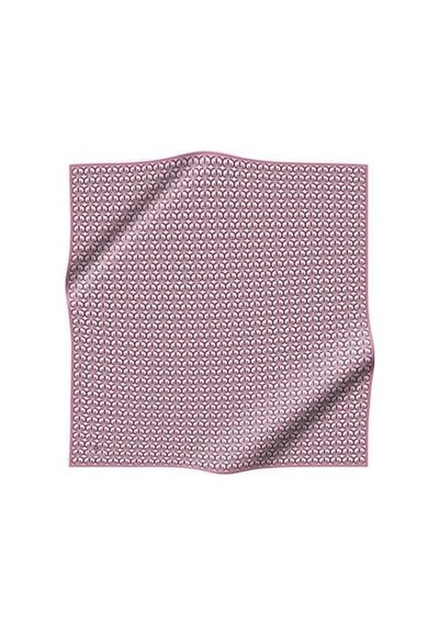 Vissona Tivil İpek Eşarp 60779 - 13 - 0019 Pudra Pembe Soyut Desen Pembe