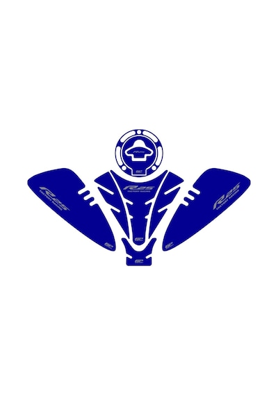 GP Kompozit  Yamaha R25 2019-2024 Uyumlu Tank Pad Seti Mavi