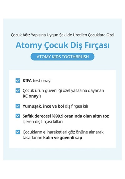 Atomy Yumuşak Çocuk Diş Fırçası 2adet
