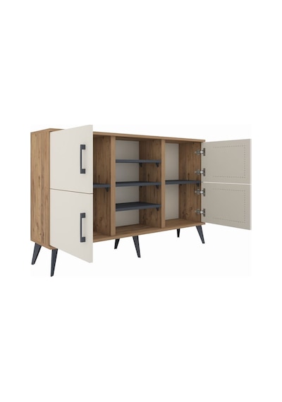 Arges Konsol 5 Raflı 4 Kapaklı 132x30x83 Çam-aytaşı/antrasit Aytaşı/antrasit Arges Konsol 5 Raflı 4 Kapaklı 132x30x83 Çam-aytaşı/antrasit Aytaşı/antrasit