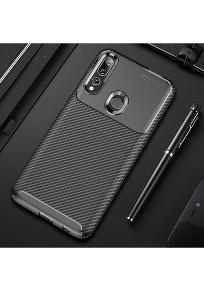 Huawei Y9 Prime 2019 Kılıf Zore Negro Silikon Kapak-Siyah