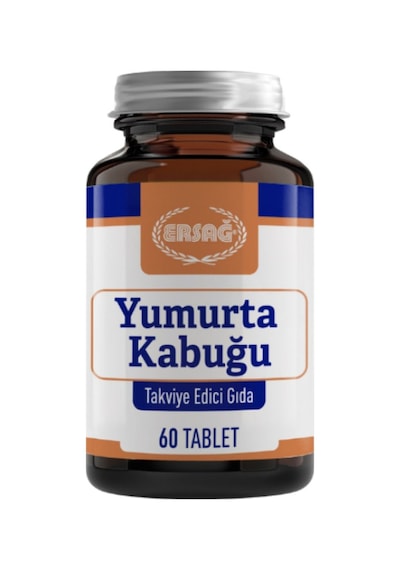 Ersağ Yumurta Kabuğu Tableti Takviye Edici Gıda 60 Tablet