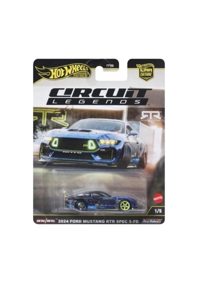 Hot Wheels 2024 Ford Mustang Rtr Spec 5-fd Car Culture Circuit Legends Premium Oyuncak Araba Çok Renkli