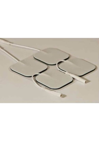 Kablolu/Soketli 5CM X 5CM Tens Pedi Elektrodu 10 Paket x 40 Adet