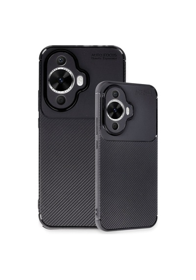 Nova 12s Kılıf Auto Focus Karbon Kapak - Siyah Bzsxx00 1