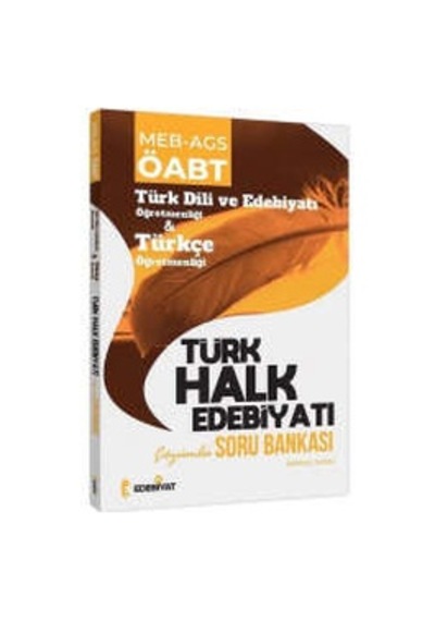 Edebiyat Tv Yayınları Öabt Meb Ags Türk Halk Edebiyatı Çözümlü Soru Bankası