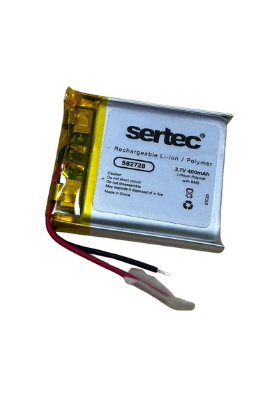 Sertec 582728 3.7v 400 Mah Li-polymer Pil Devreli/1.5a Evimdeyokyok
