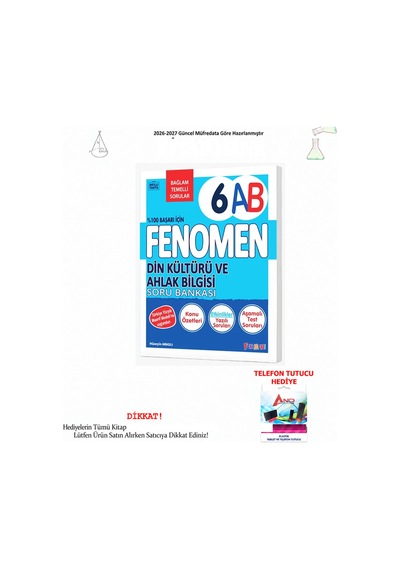 Fenomen 6 Din Kültürü Ve Ahlak Bilgisi A-b Soru Bankası 6-002