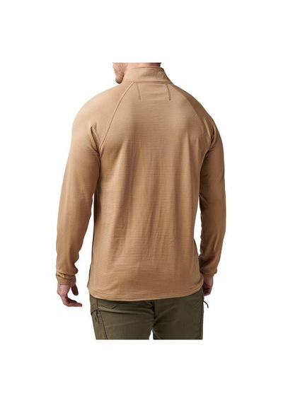 5.11 Stratos 1/4 Kısa Fermuar Coyote Sweat-4498 Çok Renkli