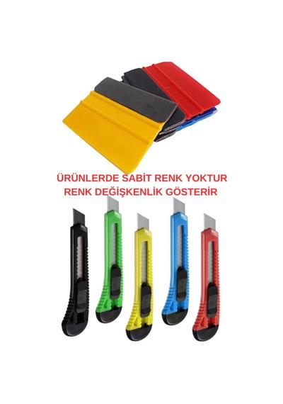 Duvar Paneli Uygulama Seti 1 Adet Keçeli Aparat 1 Adet Falçata Pratik Duvar Paneli Kağıdı Folyo Seti