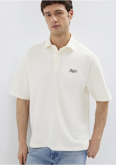 Mavi - Mvjns Baskılı Ekru Polo Tişört 0613666-70057
