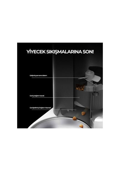 Fresh Element Solo Akıllı Besleme Ünitesi - Beyaz Petkit Türkiye Garantili