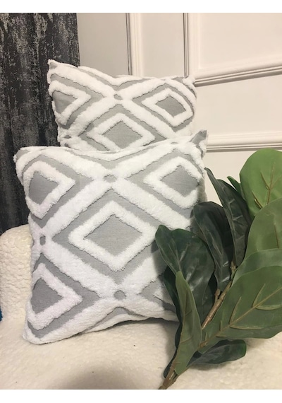 Nivemeshome Bohem Punch Grey Dekoratif Kırlent Yastık Kılıfı 44x44 Cm Çok Renkli
