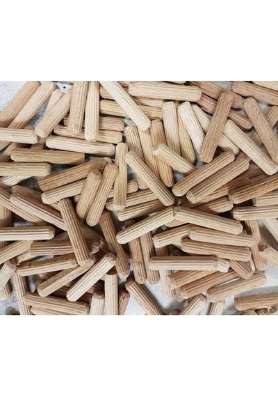 Ahşap Kavela Pimi 6x30 Mm 100 Adet 2 Adet Beyaz Kapı Stoperi Model