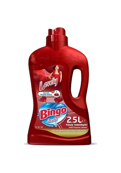 Fresh Yüzey Temizleyici, Lovely, 2,5 Lt 1000'li Set