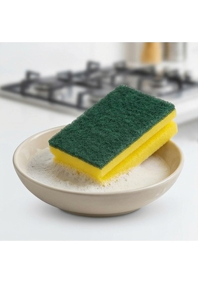 Parex Oluklu Bulaşık Süngeri 2 Li Professional Endüstriyel 10 X 15 X 4 Cm