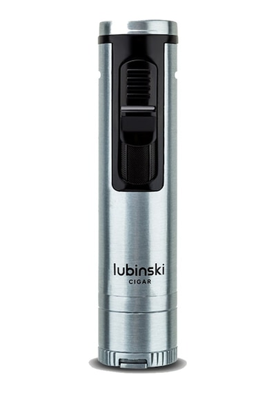 Lubinski Metal Pürmüz Puro Delici İğne Ve Sehpalı Çakmak Siyah-gümüş