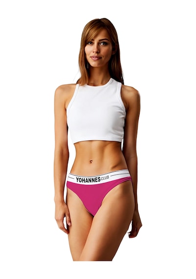 Yohannes Club, Kadın Lastik Kemerli Bikini Slip, Çok Renkli, Çoklu Paket Çok Renkli