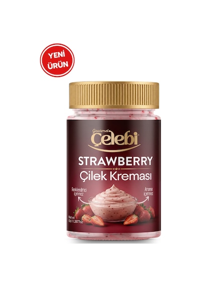 Çilek Kreması 320 Gr - Sürülebilir Gerçek Çilek Kreması