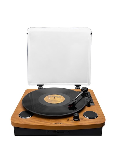 Mikado MN-P235 Voyager Retro Bluetooth - USB Ahşap Pikap Plak Çalar