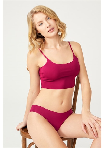Cottonhill Basic İz Yapmayan Lazer Kesim Kadın Bikini Külot 5'li Paket - 2 Model2 Çok Renkli