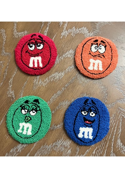 M&ms Bardak Altlığı Pembe