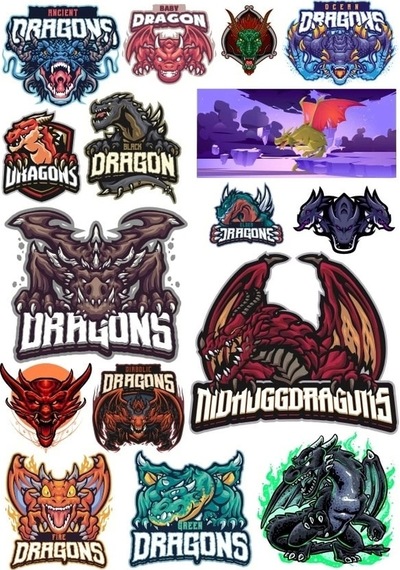 Ejderhalar Sticker Set 6 15 Parça Telefon, Tablet, Defter, Laptop Sticker