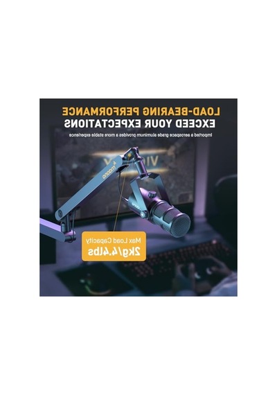 Masa Kelepçesi İle Ayarlanabilir Kablo Yönetim Kanalları, Podcast Ve Oyun İçin