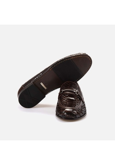 Mocassini Tokalı Erkek Loafer 56110 Kahverengi