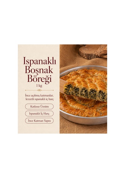 Ispanaklı Boşnak Böreği 1 Kg - 670387740