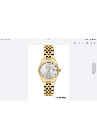 Ferrucci Kadın Kol Saati Fc 03687m.06 F726 Metalik