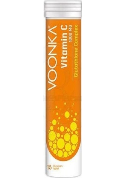 Voonka   Vitamin C Glutathione Complex 15 Efervesan Tablet
