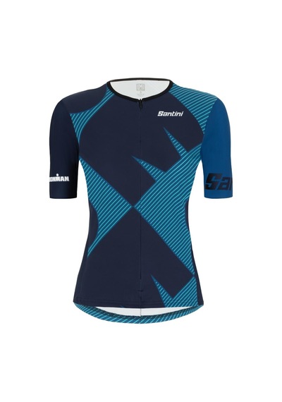 Santini Ironman Sleeved Tritop Kadın Triathlon Üst Forma 9ı65ss00cupıo Water