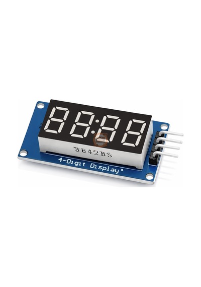 Tm1637 Display 4 Dijit 7 Segment Kırmızı Ekran Modülü Arduino Uyumlu