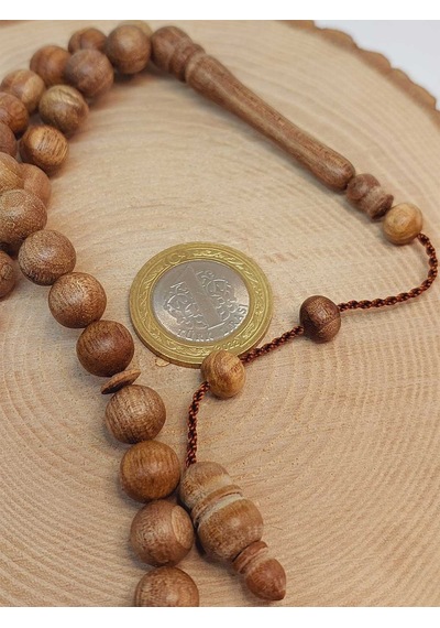Yasamtohumu Ceviz Ağacı 33lük Tesbih 9.5mm Usta İşçilikli 49500