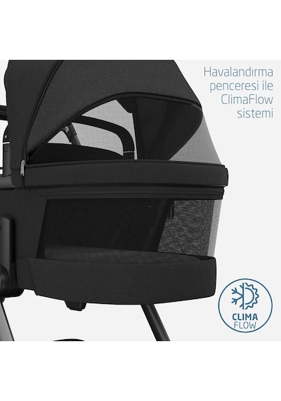 Maxi- Cosi Fame Yatış Pozisyonu Ayarlanabilir Ekstra Geniş 0- 9 kg Portbebe Twillic Black